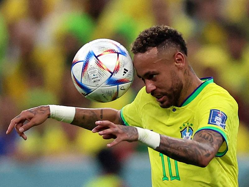 Brazil's Neymar in action. Reuters