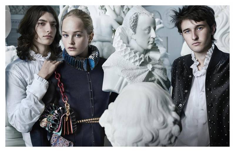 The new Burberry campaign, photographed by Mario Testino. Courtesy Burberry