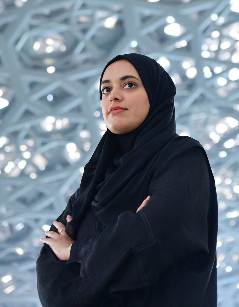 'My aspirations revolve around making meaningful contributions to our nation,' says Maitha Rasheed Alomaira. Photo: Maitha Rasheed Alomaira