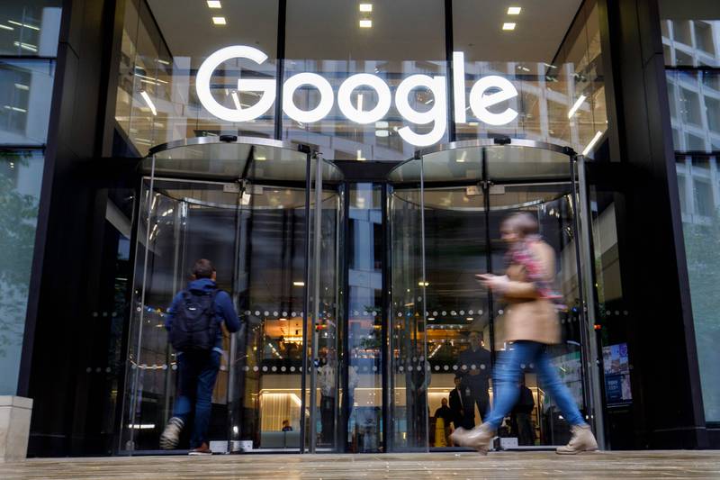 Alphabet's revenue surged almost 23% annually to more than $68bn in the first quarter. AFP