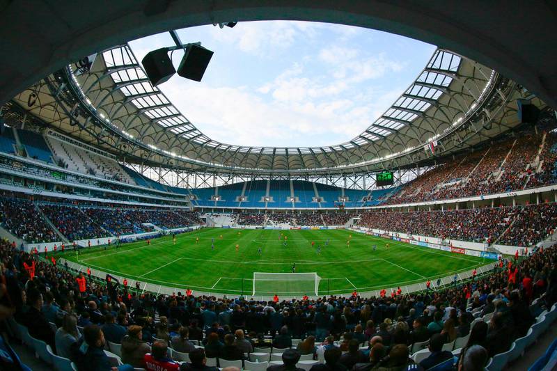 Volgograd Arena in Volgograd. Capacity of 45,000. Will host group games. Dmitriy Rogulin / AP Photo