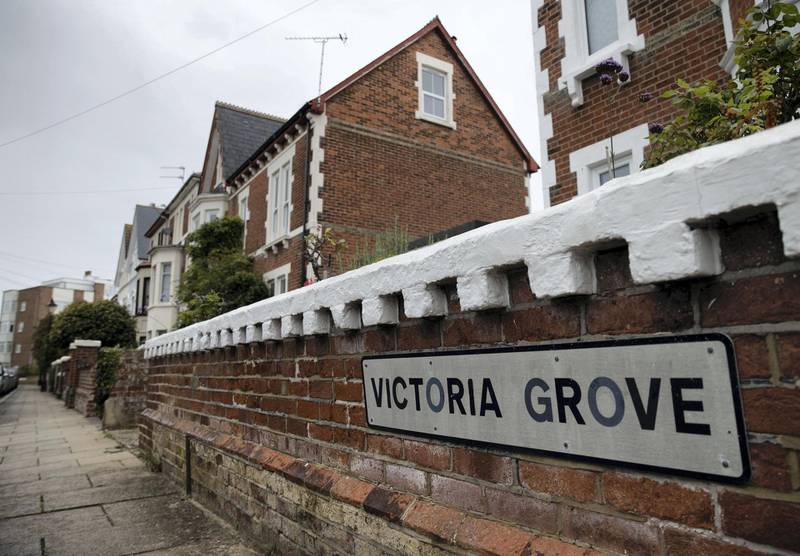 PORTSMOUTH, UK. 24th September 2020. Victoria Grove in Southsea, Portsmouth, the street where the former Sultan Of Zanzibar used to live. Stephen Lock for the National 
