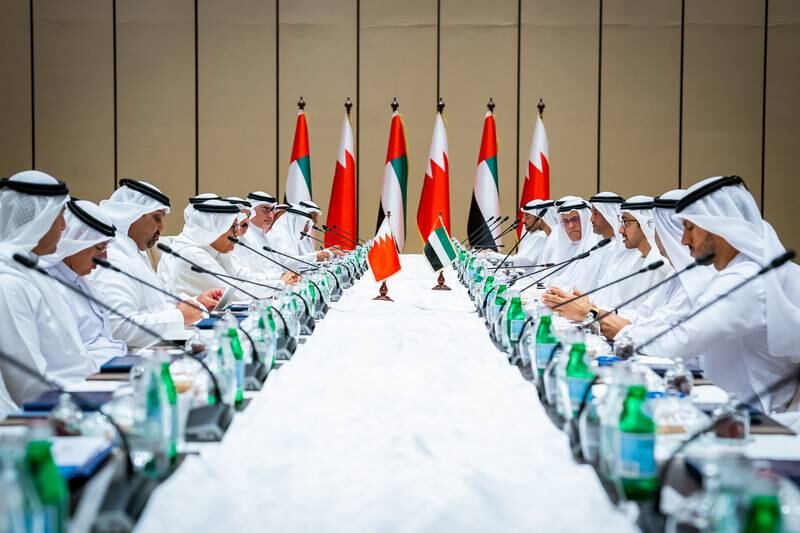 Dr Abdullatif bin Rashid Al Zayani, Minister of Foreign Affairs of Bahrain, co-chaired the 10th session of the joint higher committee between the UAE and Bahrain.