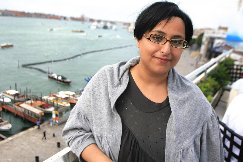 Sheikha Hoor Al Qasimi photographed in Venice during the 53rd International Art Biennale in 2009. Photo: Alex Maguire; courtesy: Sharjah Art Foundation