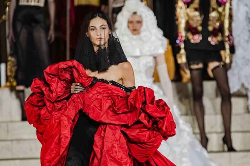 Highlights from Dolce & Gabbana's Alta Moda presentations, a fantasy ...