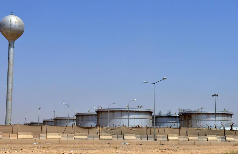 an Aramco oil facility at the edge of the  Saudi capital Riyadh.  Saudi Arabia raced today to restart operations at oil plants hit by drone attacks which slashed its production by half, as Iran dismissed US claims it was behind the assault.
The Tehran-backed Huthi rebels in neighbouring Yemen, where a Saudi-led coalition is bogged down in a five-year war, have claimed thi weekend's strikes on two plants owned by state giant Aramco in eastern Saudi Arabia. AFP