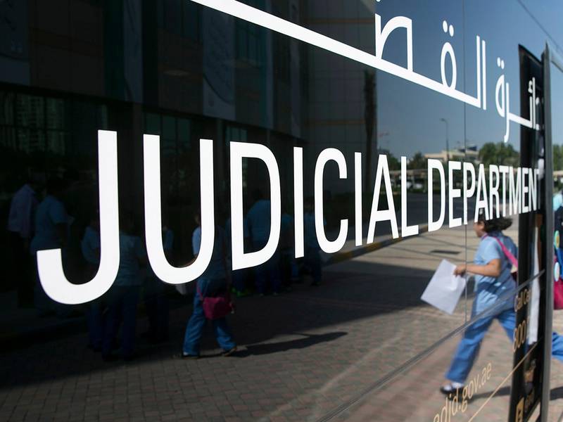 ABU DHABI, UNITED ARAB EMIRATES, Nov. 20, 2014:  
Children from the Al Nahda National Schools visit the Abu Dhabi Judiciary Department's new mobile court bus on Thursday, Nov. 20, 2014, at the Judiciary Department in Abu Dhabi. The ADJD is announcing 2015 as the child legal culture year, when they aim to educate children on legal issues. (Silvia Razgova / The National)

Usage: Nov. 20, 2014,
Section: NA,
Reporter: Haneen al Dajani,
