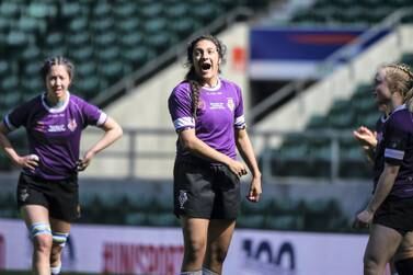Sophie Shams during the BUCS Rugby Championship Finals at Twickenham. Courtesy British Universities & Colleges Sport