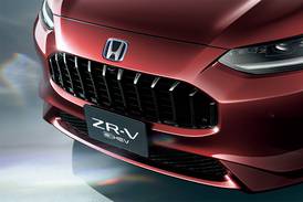 The ZR-V comes with a glossy black grille. Photo: Honda