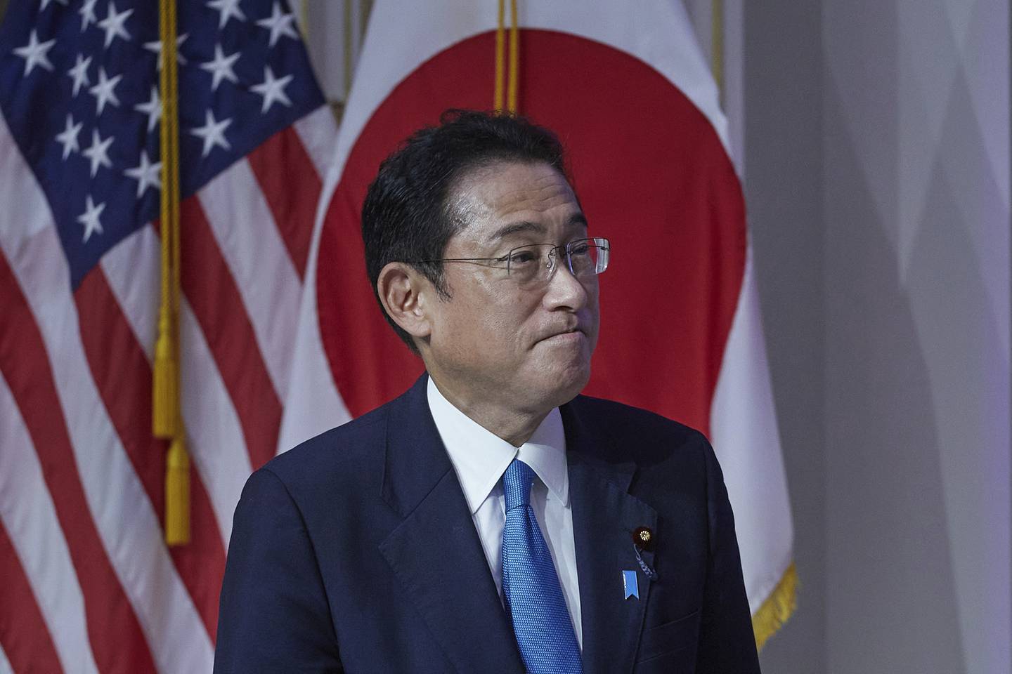 Prime Minister of Japan Fumio Kishida announced the border updates while in New York. AP
