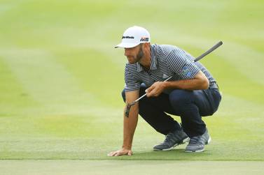 Dustin Johnson finished in a tie for 16th in Abu Dhabi earlier this month and will look to build on that form at the Saudi International. Getty 