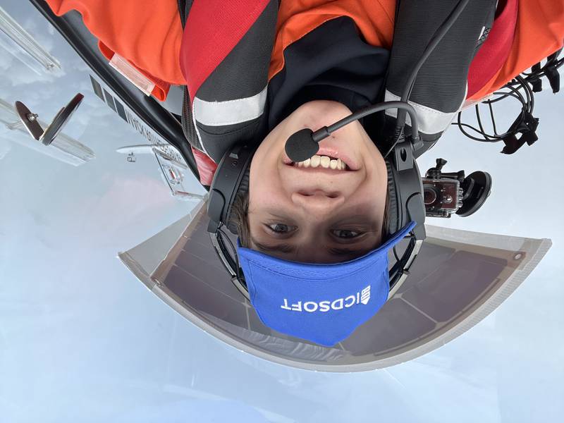 Mack Rutherford is a teenage pilot who is attempting to set a world record for the youngest pilot to fly around the world solo in a small plane. He will be landed in Dubai on June 2. Photo: Mack Rutherford