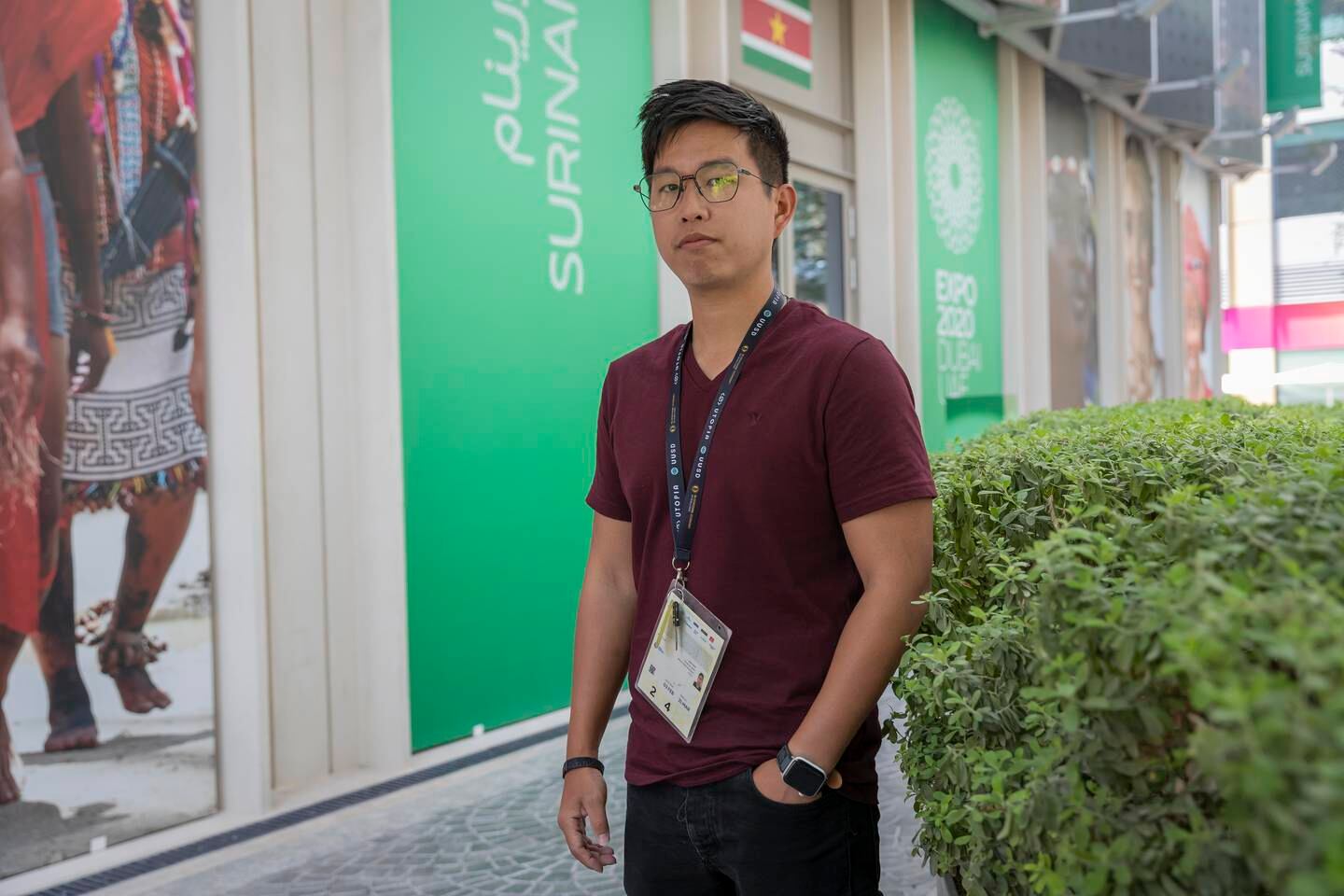 Should I stay or should I go? Suriname citizen Tony Choy plans to stay on in Dubai. Antonie Robertson / The National