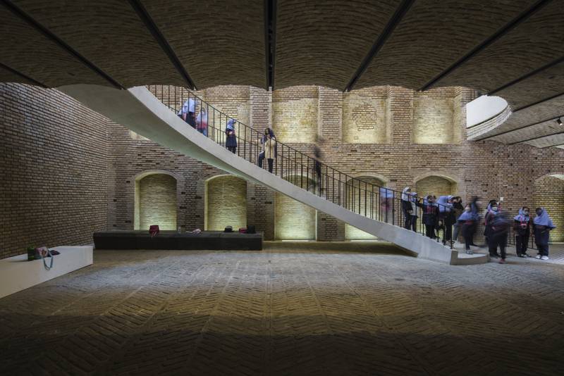 It has spaces for exhibitions, talks and film screenings across four floors. Photo: Deed Studio / Aga Khan Trust for Culture
