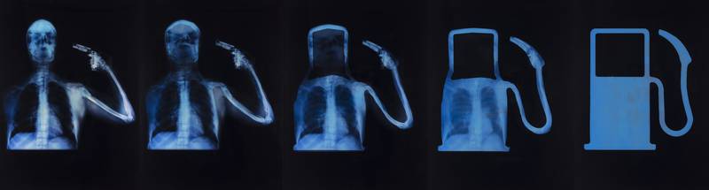 'Evolution of Man' by Ahmed Mater (2010).