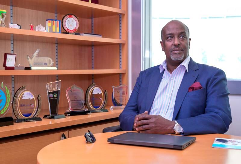Abu Dhabi, United Arab Emirates, July 11, 2019.  Interview Dr. Abdishakur Abdulle, PhD,  NYU Abu Dhabi.
Victor Besa/The National
Section:  NA
Reporter:  Shireena Al Nowais