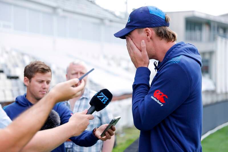 New Zealand bowler Blair Tickner got emotional while talking about Cyclone Gabrielle after it destroyed his home town. Getty