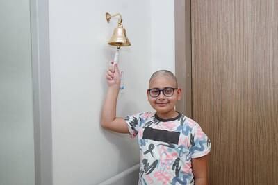 Leukaemia patient Murad, 11, has been given revolutionary gene treatment at the Abu Dhabi Stem Cells Centre. Wam
