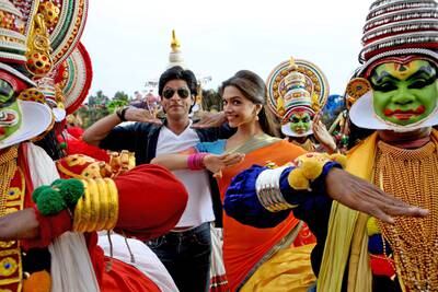 Khan and Padukone in Chennai Express (2013). Photo: UTV Motion Pictures