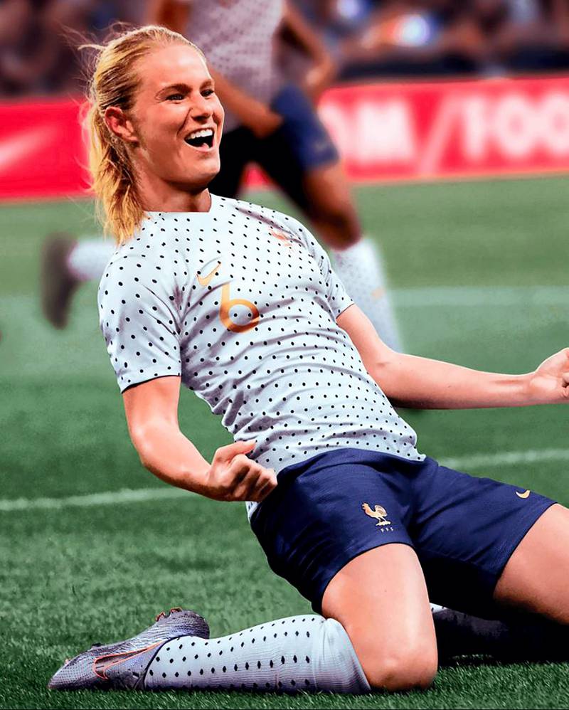 3rd: France away - Polkadots on a football shirt, I mean wow! Nike must make a men’s version of this kit. Even the socks have polkadots on them too. Smart, traditional, yet original. Courtesy Nike
