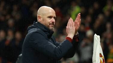 An image that illustrates this article Ten Hag: League Cup final 'not an achievement' unless Man United win trophy