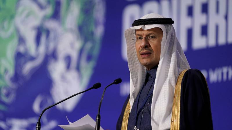 An image that illustrates this article Saudi Arabia says Opec+ has ensured energy security as oil hits seven-year high