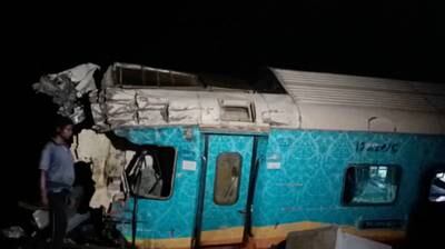 A compartment damaged in the crash. Reuters