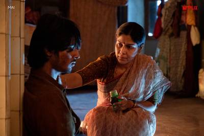 Sakshi Tanwar in the series 'Mai'. Courtesy Netflix