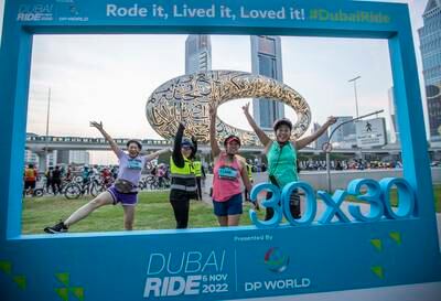 Dubai Ride 2022 participants. 