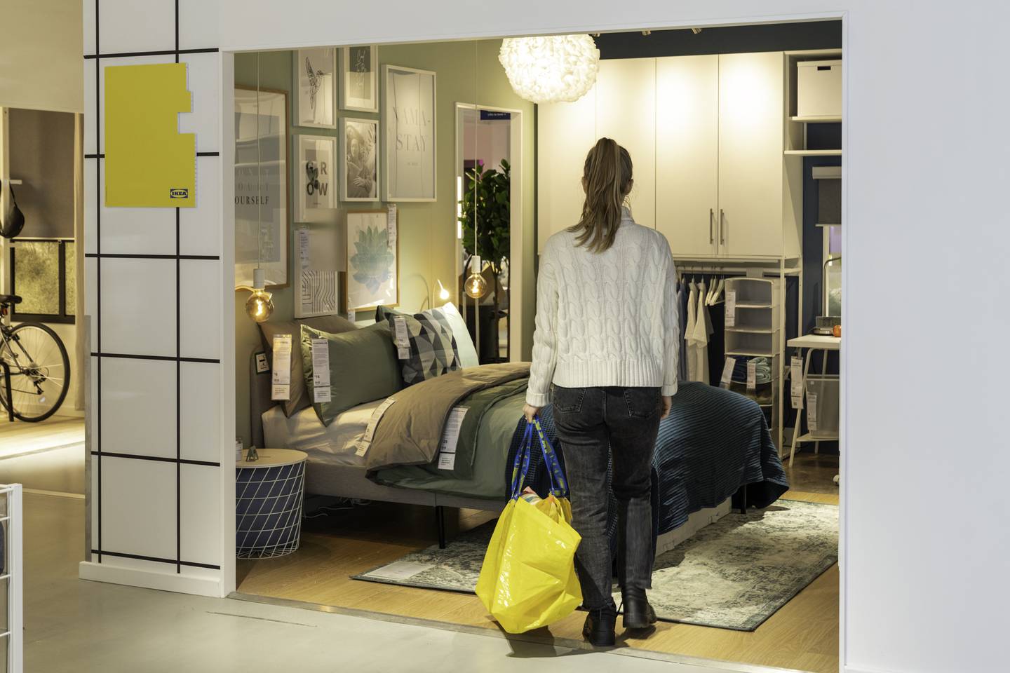 Room displays can still be found at IKEA UK's first small store in the UK, even if most of the products are order only. IKEA