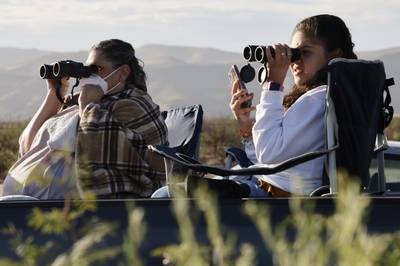 Spectators are now flocking to Van Horn, Texas to watch Blue Origin's rocket launches. Reuters