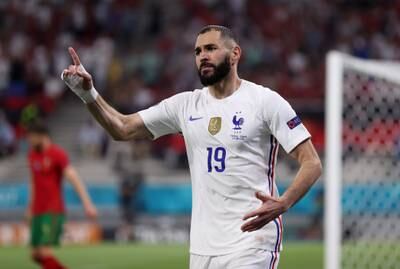 Karim Benzema was accused of having links to the Muslim Brotherhood after he showed his support for Palestinians in Gaza. Getty Images