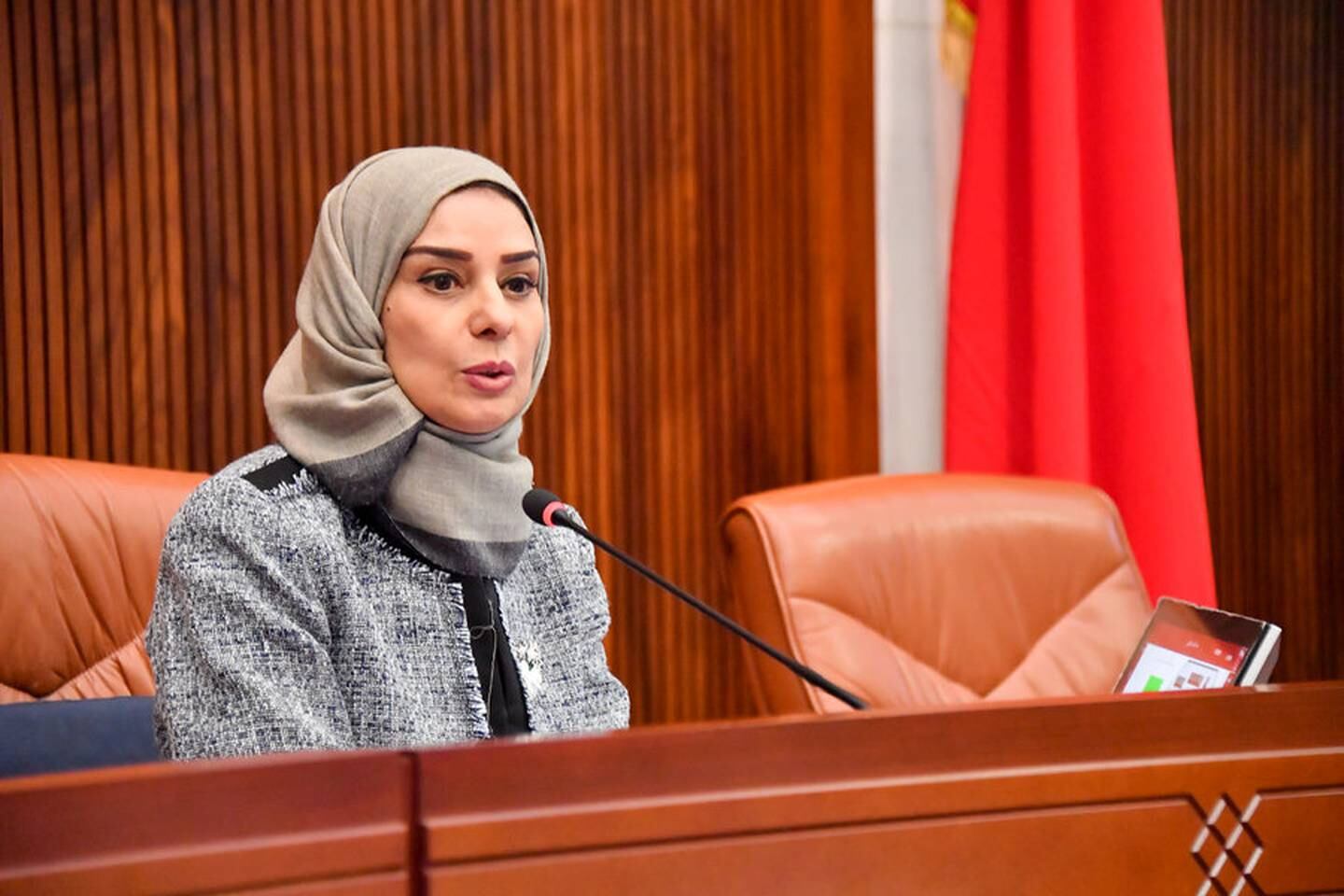 Parliament speaker Fawzia Zainal is not seeking re-election. Photo: Bahrain News Agency