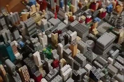 Manhattan in Lego: Irish teen builds impressive 'freestyle' replica New York City