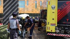 Crash outside Abu Dhabi hospital kills two