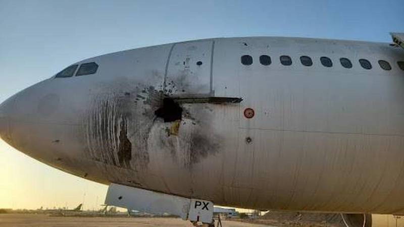 An image that illustrates this article Baghdad airport at centre of rocket attack 