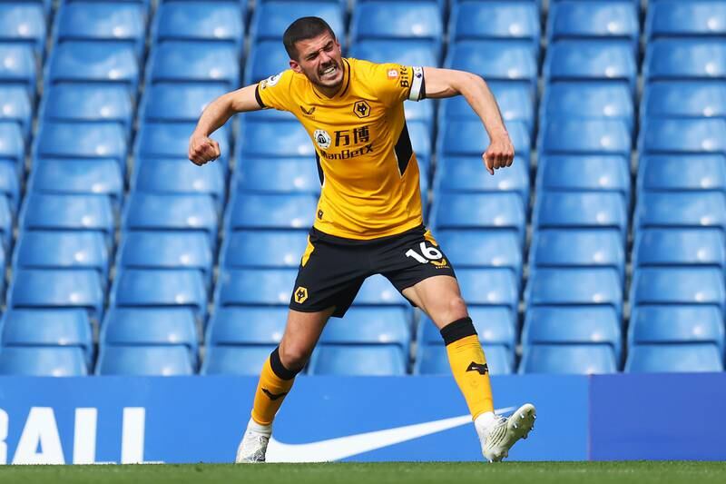 Centre-back: Conor Coady (Wolves) - With little to play for, Wolves have struggled for form in recent matches but that all changed in the final 10 minutes against Chelsea, with captain Coady popping up to score the equaliser in the last minute. Getty