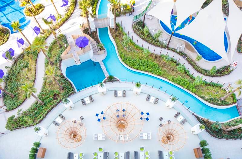 The all-inclusive package at Centara Mirage Beach Resort in Dubai is great for families, as it starts from Dh2,000 and includes unlimited access to all facilities. Photo: Centara Mirage Beach Resort