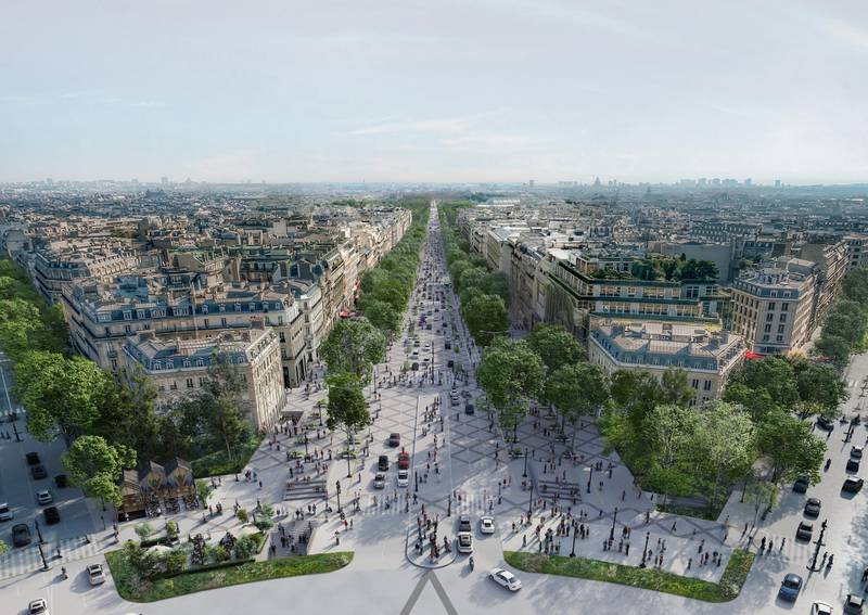 Paris' Champs-Élysées to Be Transformed Into an 'Extraordinary