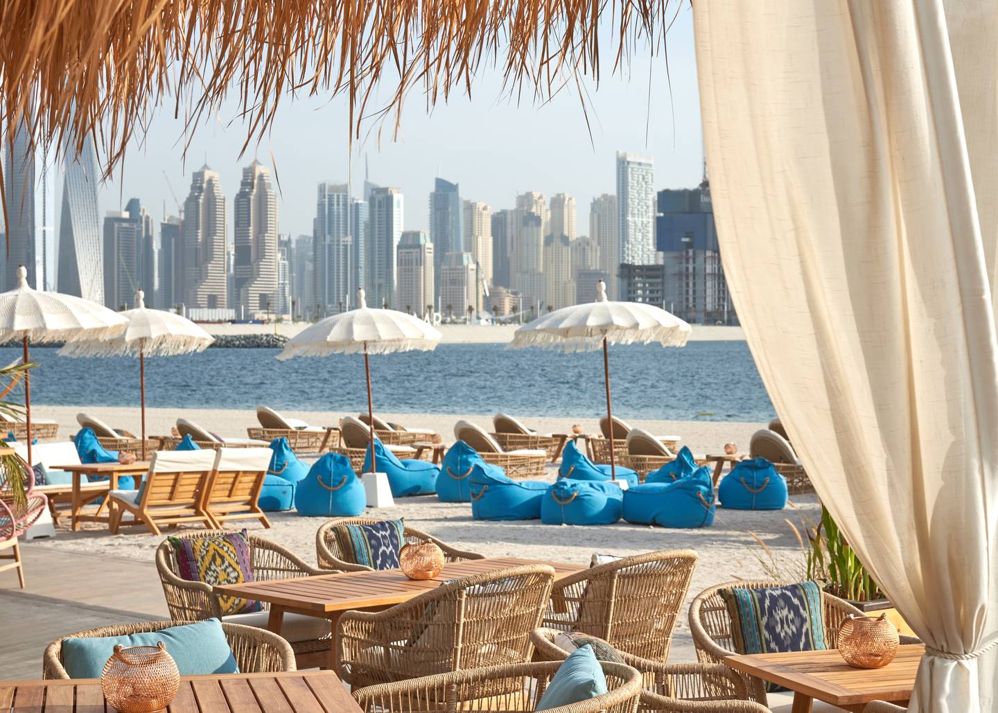 Koko Bay will host a beachfront dinner with excellent views of the fireworks from Palm Jumeirah. Photo: Koko Bay