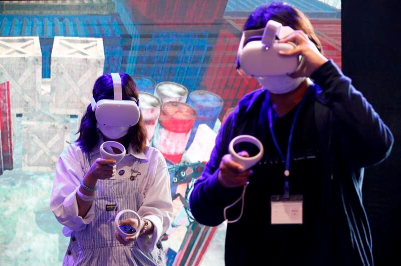 The metaverse is still thought to be years away from being a reality. Photo: EPA 