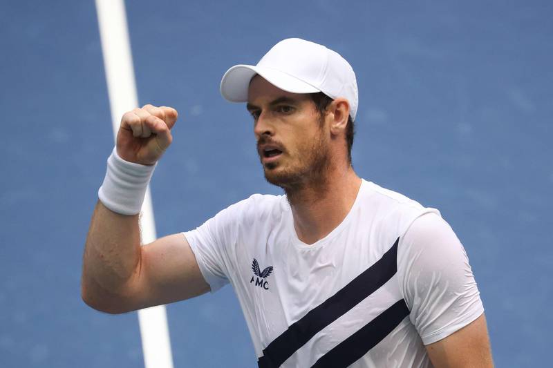 Andy Murray celebrates. Getty