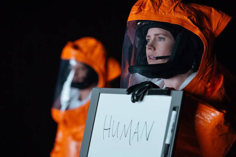 Amy Adams in Arrival. Jan Thijs / Paramount Pictures via AP 