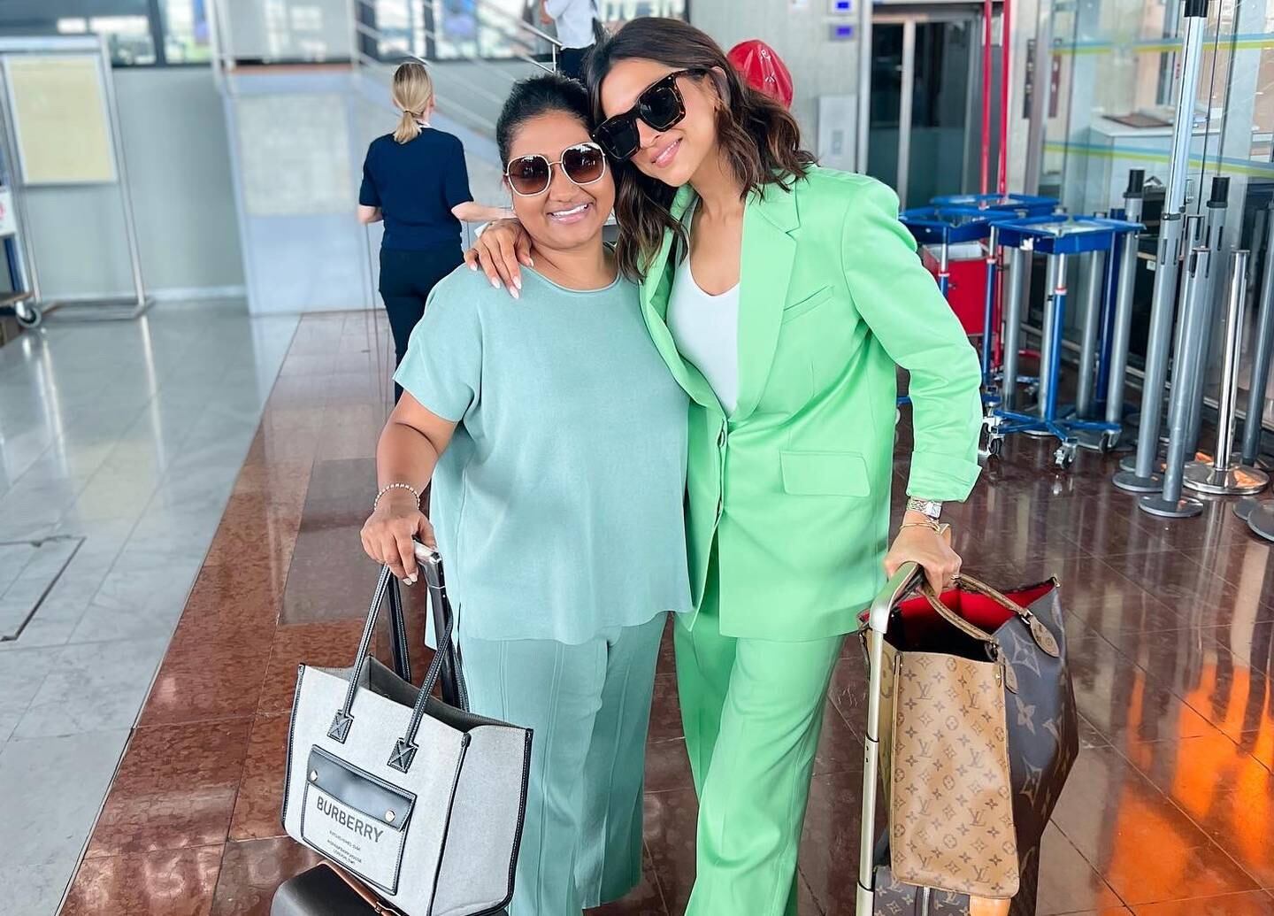 Dolly Jain, left, with Deepika Padukone, one of her favourite celebrity clients. Photo: Dolly Jain