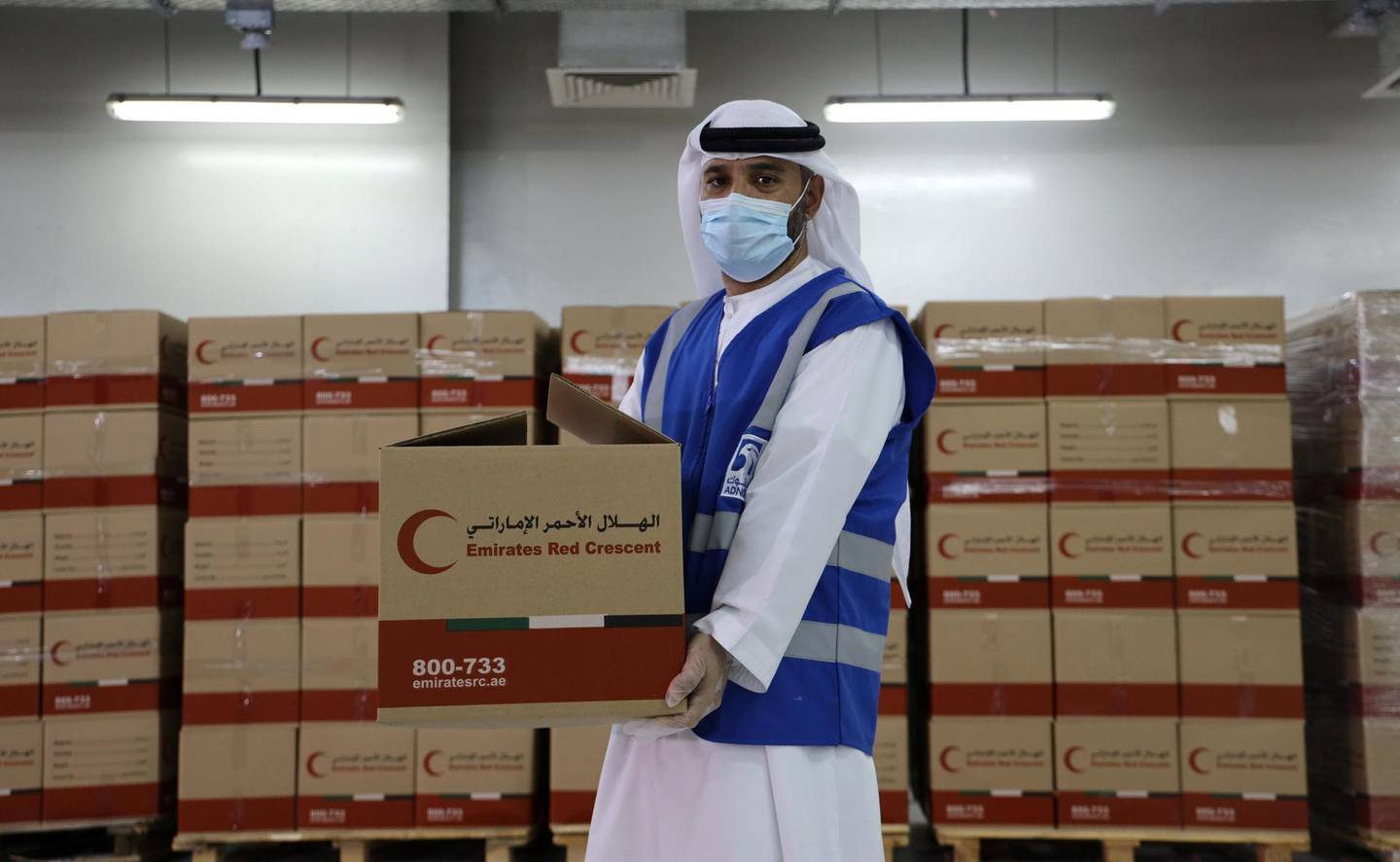 Abu Dhabi, UAE – May 22, 2020: Employees of the Abu Dhabi National Oil Company (ADNOC) have raised AED 1 million to support UAE communities during the Holy Month of Ramadan, in partnership with Emirates Red Crescent (ERC), as part of ADNOC’s annual Ramadan initiative. Courtesy Adnoc