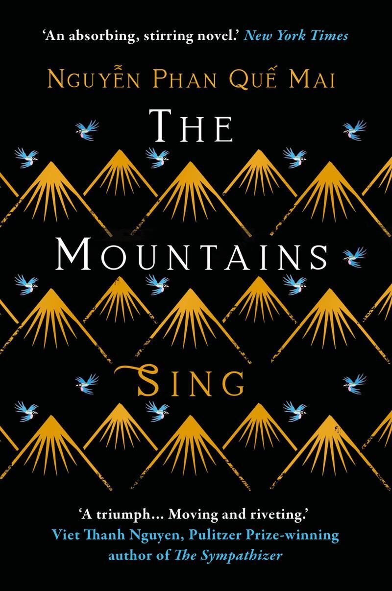 'The Mountains Sing' book cover by Nguyen Phan Que Mai
