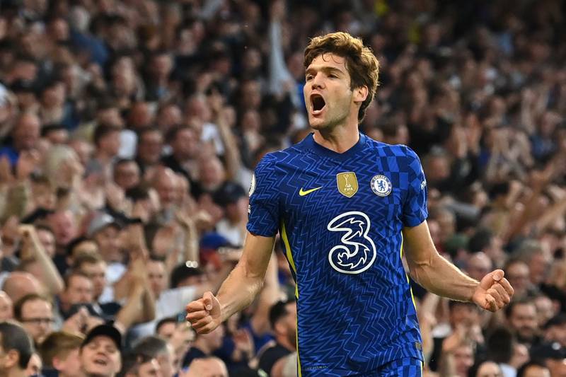 TOP CHELSEA PL SCORER IN CURRENT SQUAD: Marcos Alonso - 25 goals in 154 games. AFP