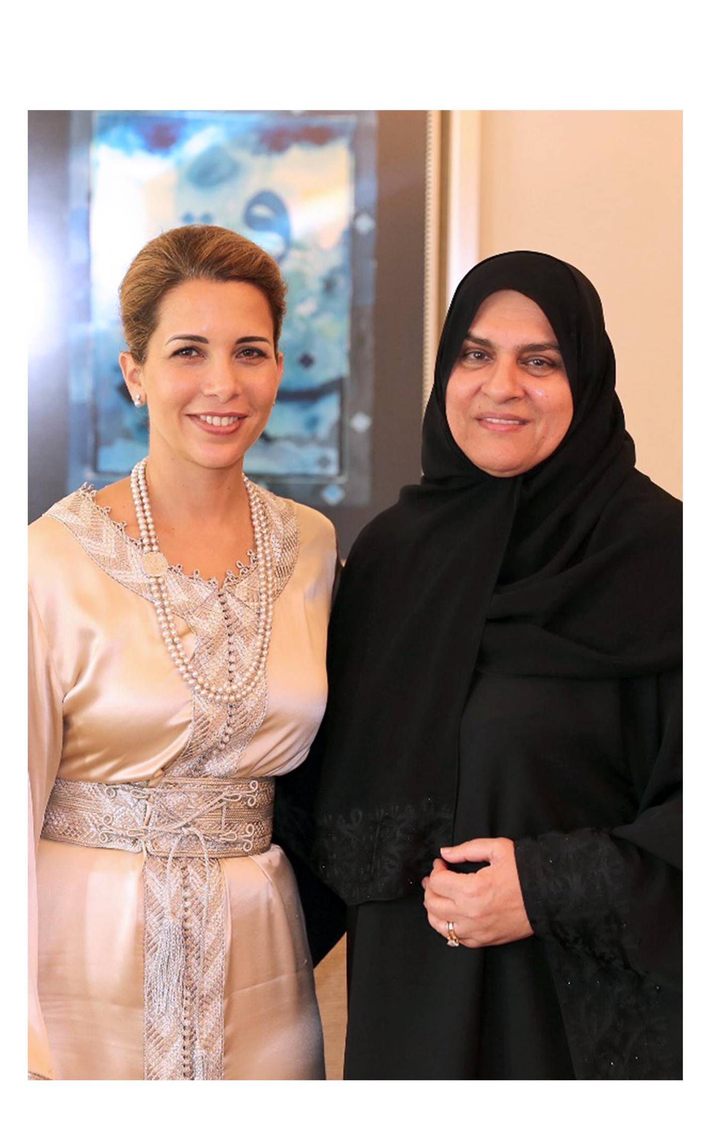 Dr Raja Al Gurg with Princess Haya of Jordan