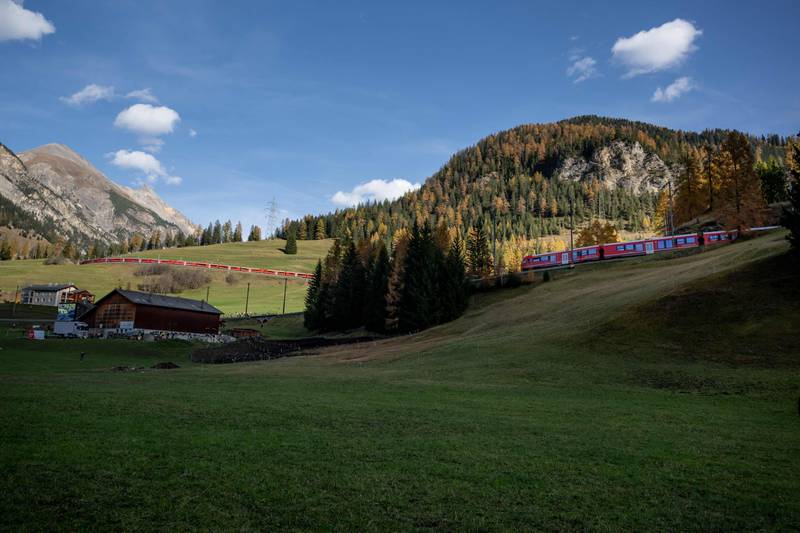 The record attempt was carried out on the Albula Line, from Preda to Thusis.