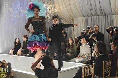 HIS WORK: Cameron Boyce and True O'Brien in the Trashin' Fashion episode of 'Jessie' (2012)